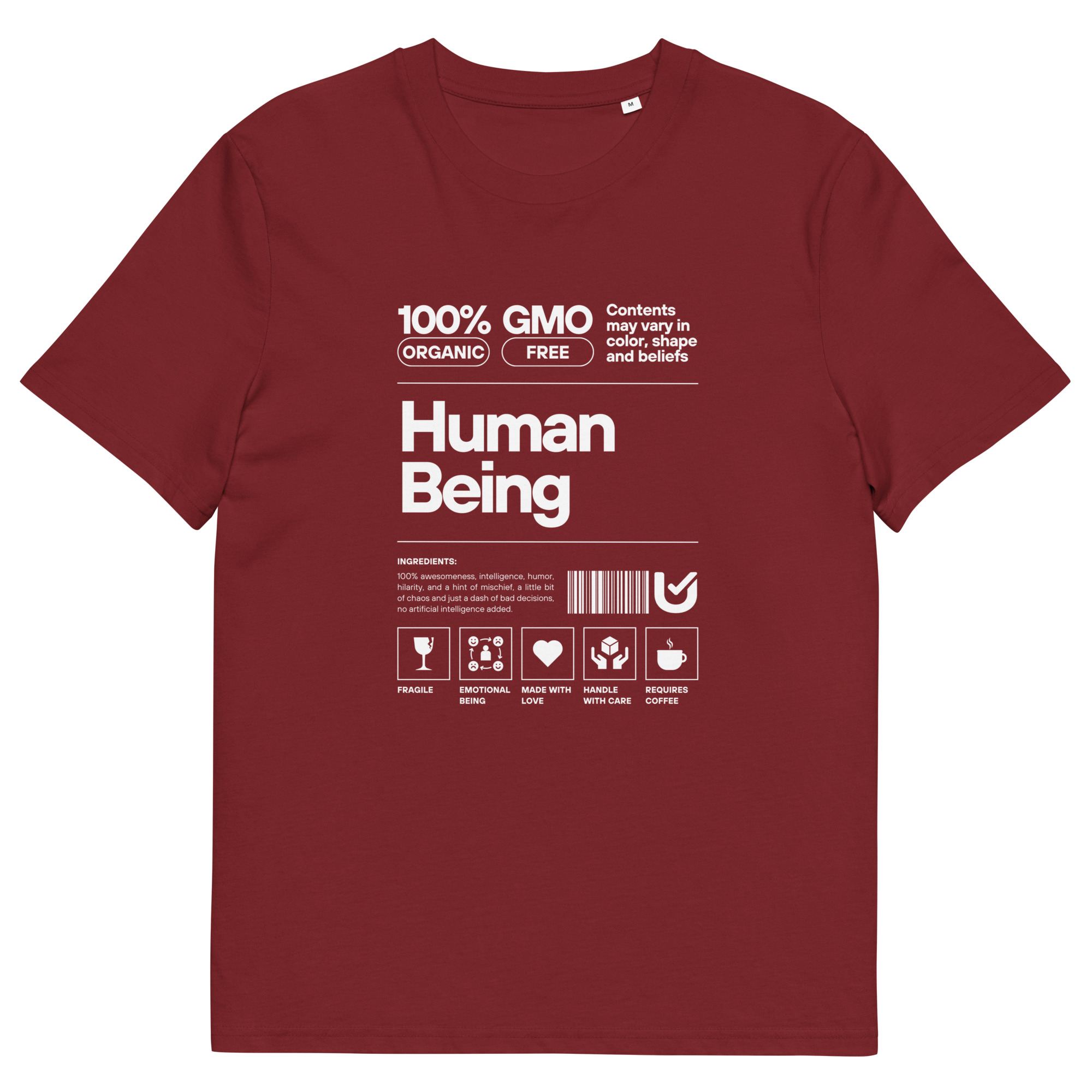 unisex organic cotton creator 2.0 t shirt burgundy front 6a4a022feb09a.jpg unisex organic cotton creator 2.0 t shirt burgundy front 6a4a022feb09a.jpg